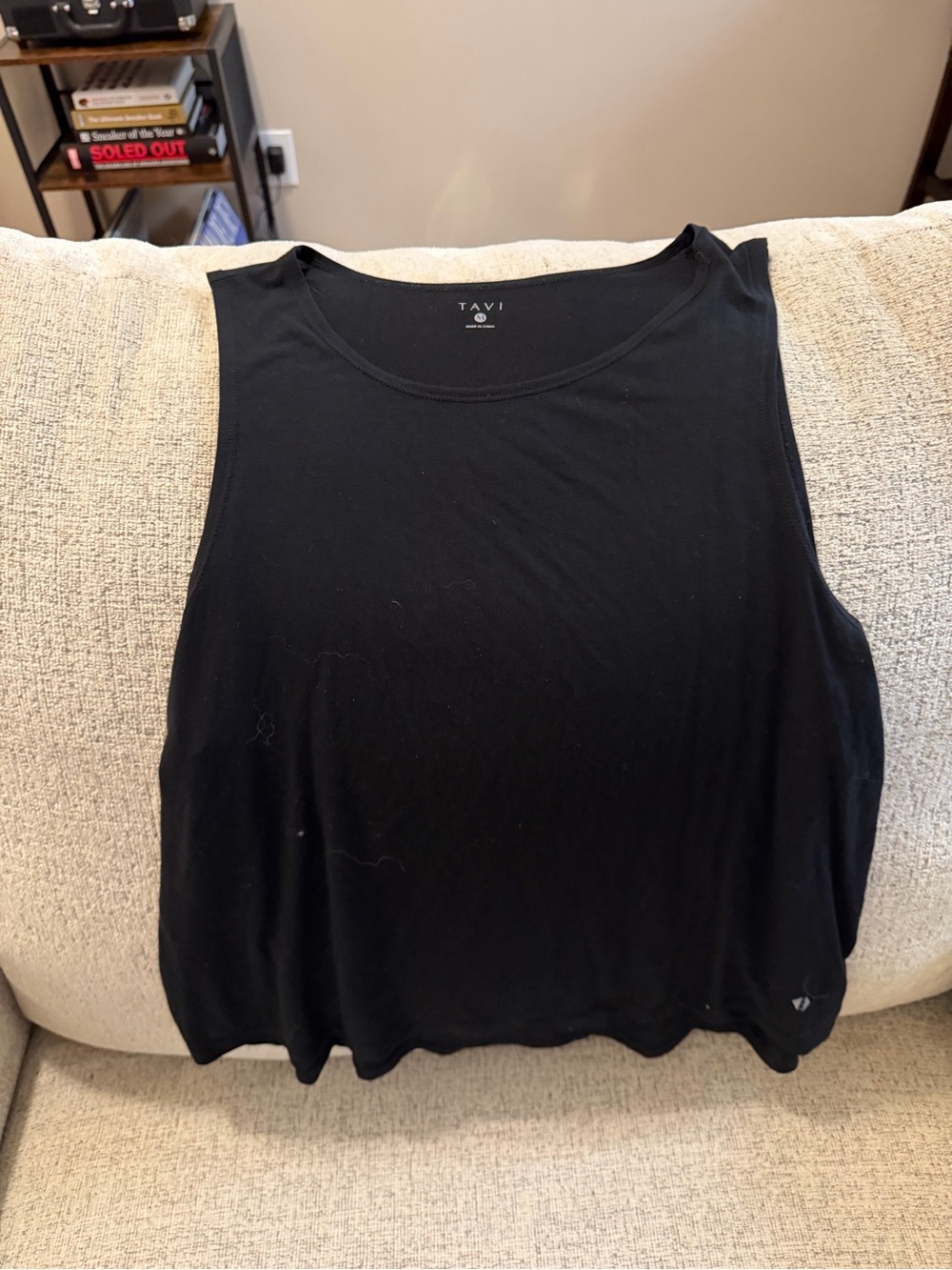 Super soft Black Tavi tank top in size M #tavi #basics